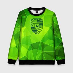 Детский свитшот Porsche green poly