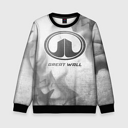 Детский свитшот Great Wall - white gradient