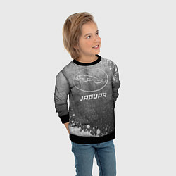 Свитшот детский Jaguar - grey gradient, цвет: 3D-черный — фото 2