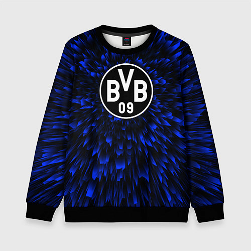 Детский свитшот Borussia blue energy / 3D-Черный – фото 1