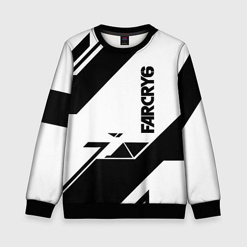 Детский свитшот Farcry6 геометрия полосы / 3D-Черный – фото 1
