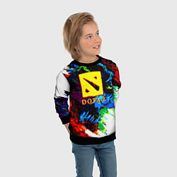 Свитшот детский Dota monster, цвет: 3D-черный — фото 2