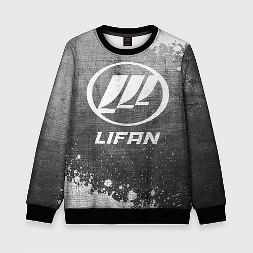 Детский свитшот Lifan - grey gradient / 3D-Черный – фото 1