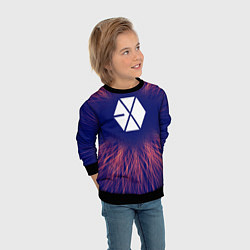 Свитшот детский Exo red energy, цвет: 3D-черный — фото 2