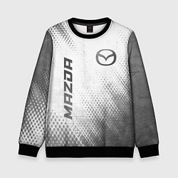 Свитшот детский Mazda - white gradient вертикально, цвет: 3D-черный