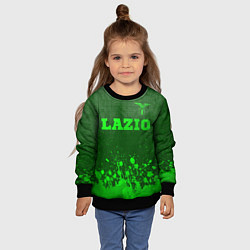 Свитшот детский Lazio - green gradient посередине, цвет: 3D-черный — фото 2