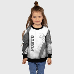 Свитшот детский Porto - white gradient вертикально, цвет: 3D-черный — фото 2