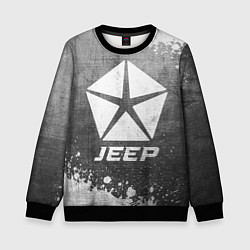 Детский свитшот Jeep - grey gradient