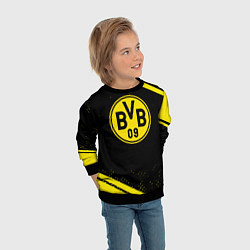 Свитшот детский Borussia полосы, цвет: 3D-черный — фото 2