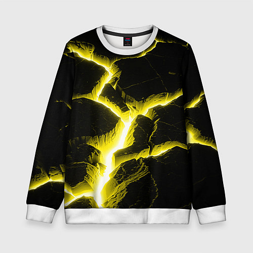 Детский свитшот The rift / 3D-Белый – фото 1