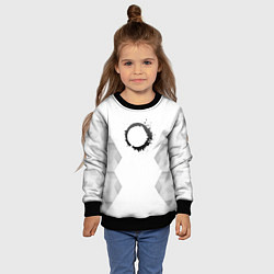 Свитшот детский The Callisto Protocol white poly, цвет: 3D-черный — фото 2