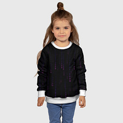 Свитшот детский Color black pink, цвет: 3D-белый — фото 2