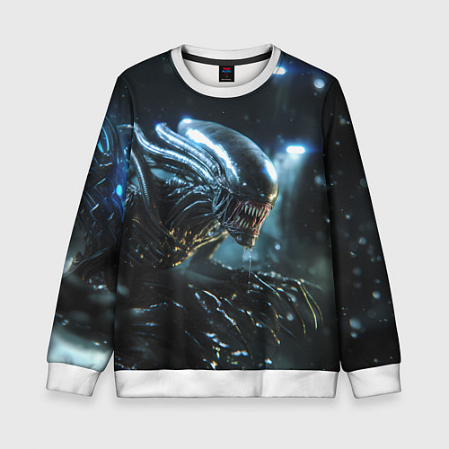 Детский свитшот Чужой космос / 3D-Белый – фото 1