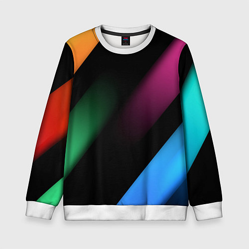 Детский свитшот Multicoloured / 3D-Белый – фото 1