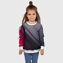 Свитшот детский Color black grey, цвет: 3D-белый — фото 2