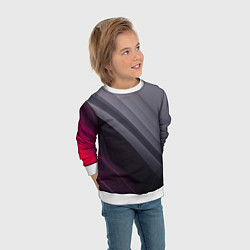 Свитшот детский Color black grey, цвет: 3D-белый — фото 2
