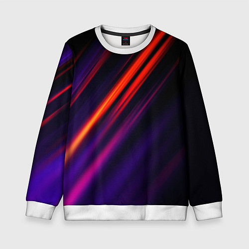 Детский свитшот Multicolored / 3D-Белый – фото 1