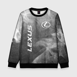 Детский свитшот Lexus - grey gradient вертикально