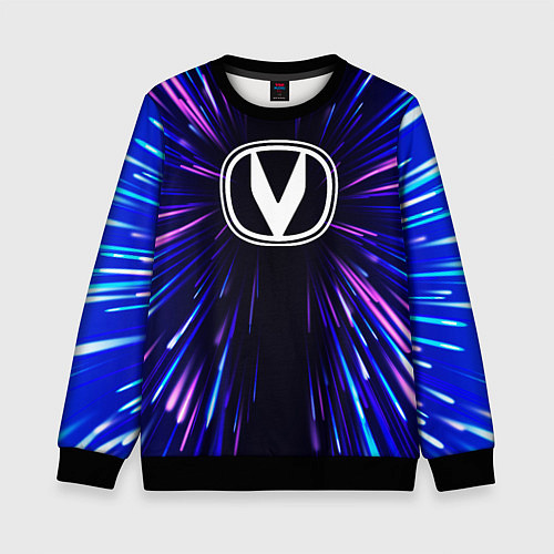 Детский свитшот Changan neon energy / 3D-Черный – фото 1