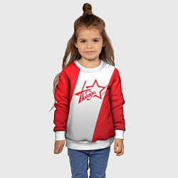 Свитшот детский Победа 9 мая звезда, цвет: 3D-белый — фото 2