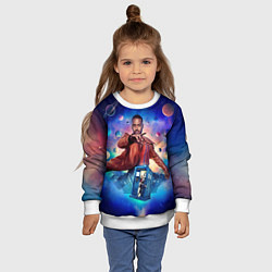 Свитшот детский Доктор Кто Шути Гатва, цвет: 3D-белый — фото 2