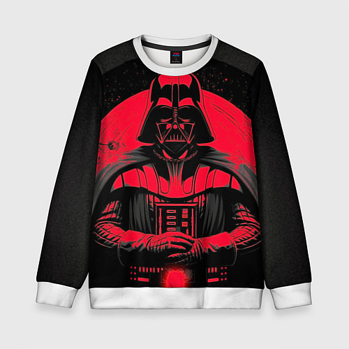 Детский свитшот Дарт Вейдер star wars / 3D-Белый – фото 1