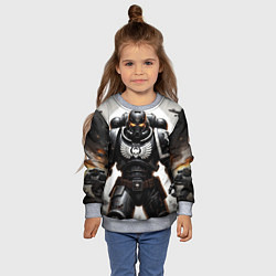 Свитшот детский Warhammer 40k космодесант, цвет: 3D-меланж — фото 2