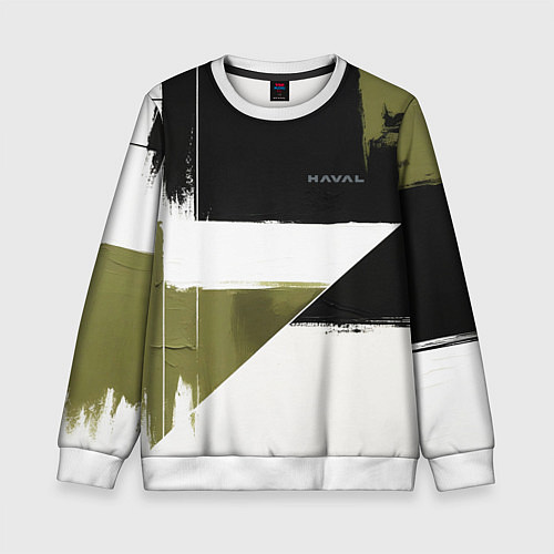 Детский свитшот Haval логотип / 3D-Белый – фото 1