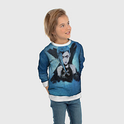Свитшот детский Джинкс, цвет: 3D-белый — фото 2