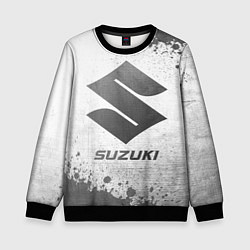 Детский свитшот Suzuki - white gradient
