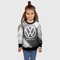 Свитшот детский Volkswagen - grey gradient, цвет: 3D-черный — фото 2