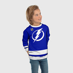 Свитшот детский Tampa Bay Lightning - NHL team, цвет: 3D-белый — фото 2