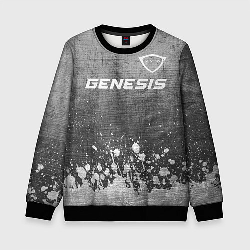 Детский свитшот Genesis - grey gradient посередине / 3D-Черный – фото 1