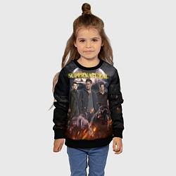 Свитшот детский Supernatural - true hunters, цвет: 3D-черный — фото 2