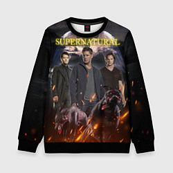 Детский свитшот Supernatural - true hunters