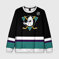 Свитшот детский Теему Селянне - Анахайм Дакс, цвет: 3D-белый