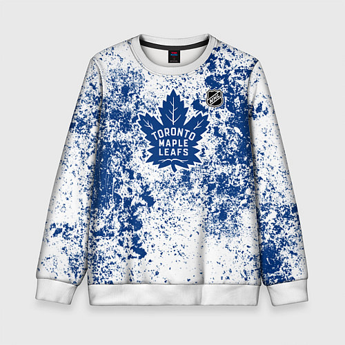 Детский свитшот Toronto Maple Leafs NHL white / 3D-Белый – фото 1