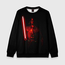 Детский свитшот Вейдер в темноте с мечом