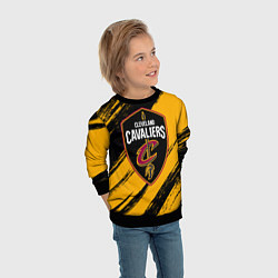 Свитшот детский Cleveland Cavaliers NBA, цвет: 3D-черный — фото 2