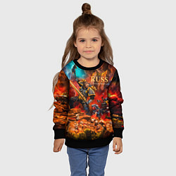 Свитшот детский Лман Русс примарх Космических Волков, цвет: 3D-черный — фото 2