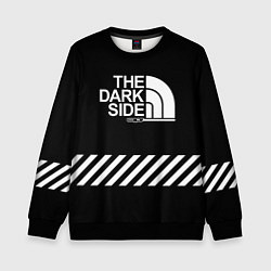 Свитшот детский The dark side, цвет: 3D-черный