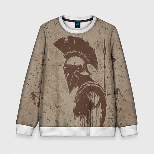 Детский свитшот Спарта / 3D-Белый – фото 1