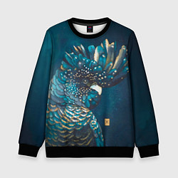 Детский свитшот Попугай акварельный - big picture