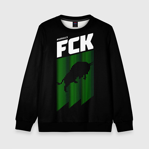 Детский свитшот FC Krasnodar / 3D-Черный – фото 1