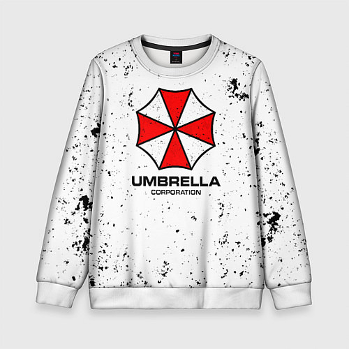 Детский свитшот Umbrella - white dirt / 3D-Белый – фото 1