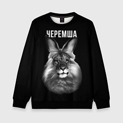 Свитшот детский Черемша мем, цвет: 3D-черный