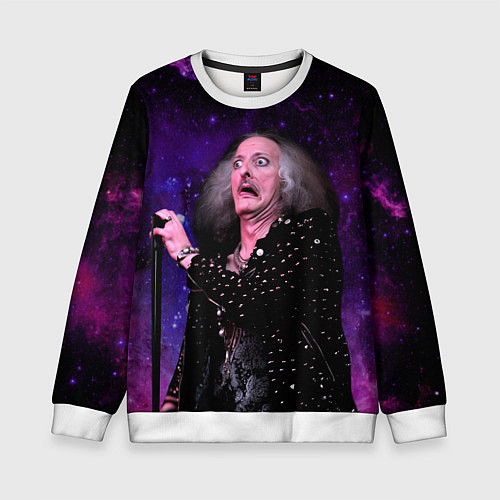 Детский свитшот Бобби Либлинг - Рокер с выпученными глазами / 3D-Белый – фото 1