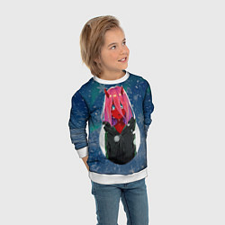 Свитшот детский Anime XX Zero Two Kid, цвет: 3D-белый — фото 2