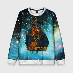 Свитшот детский XXXTentacion think about it, цвет: 3D-белый