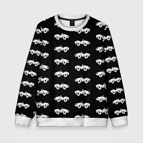 Детский свитшот Автомобили / 3D-Белый – фото 1